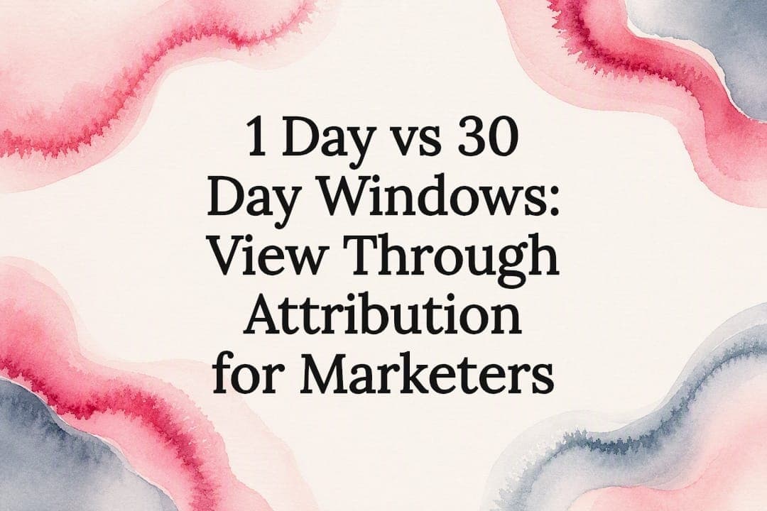 1 Day vs 30 Day Windows: View Through Attribution for Marketers