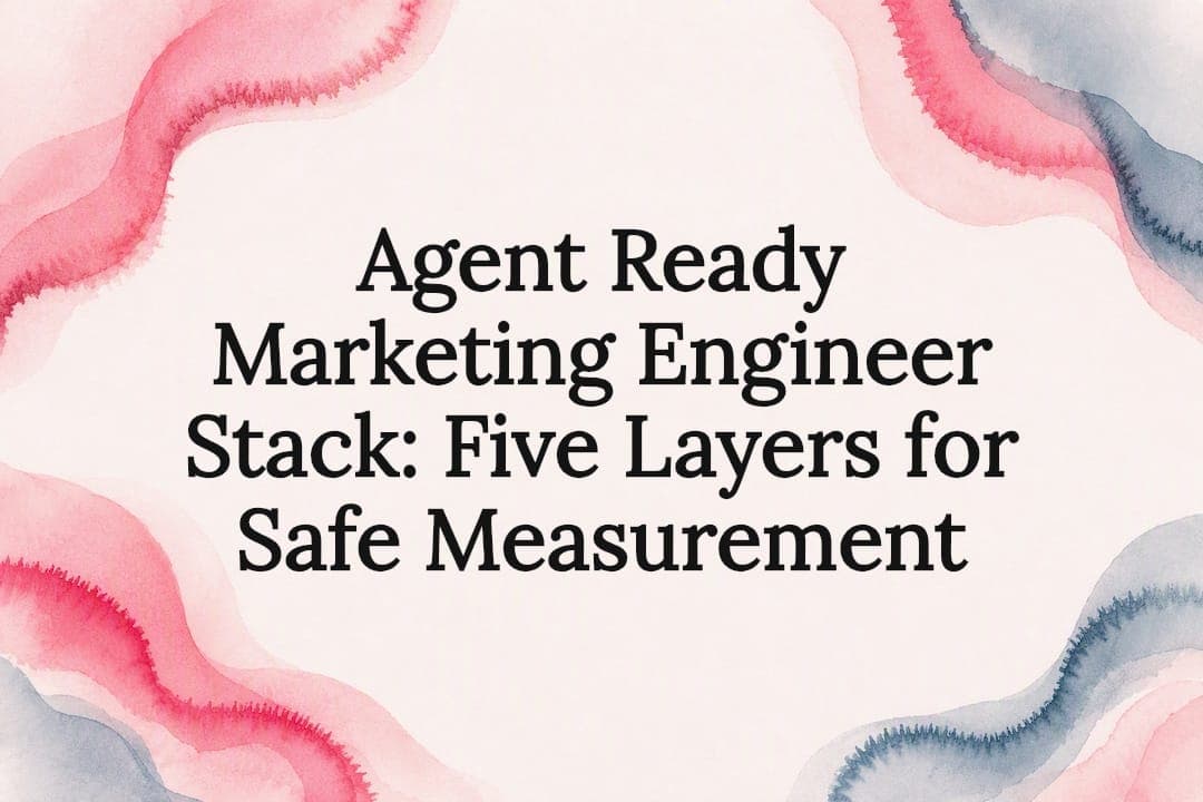 Agent Ready Marketing Engineer Stack: Five Layers for Safe Measurement